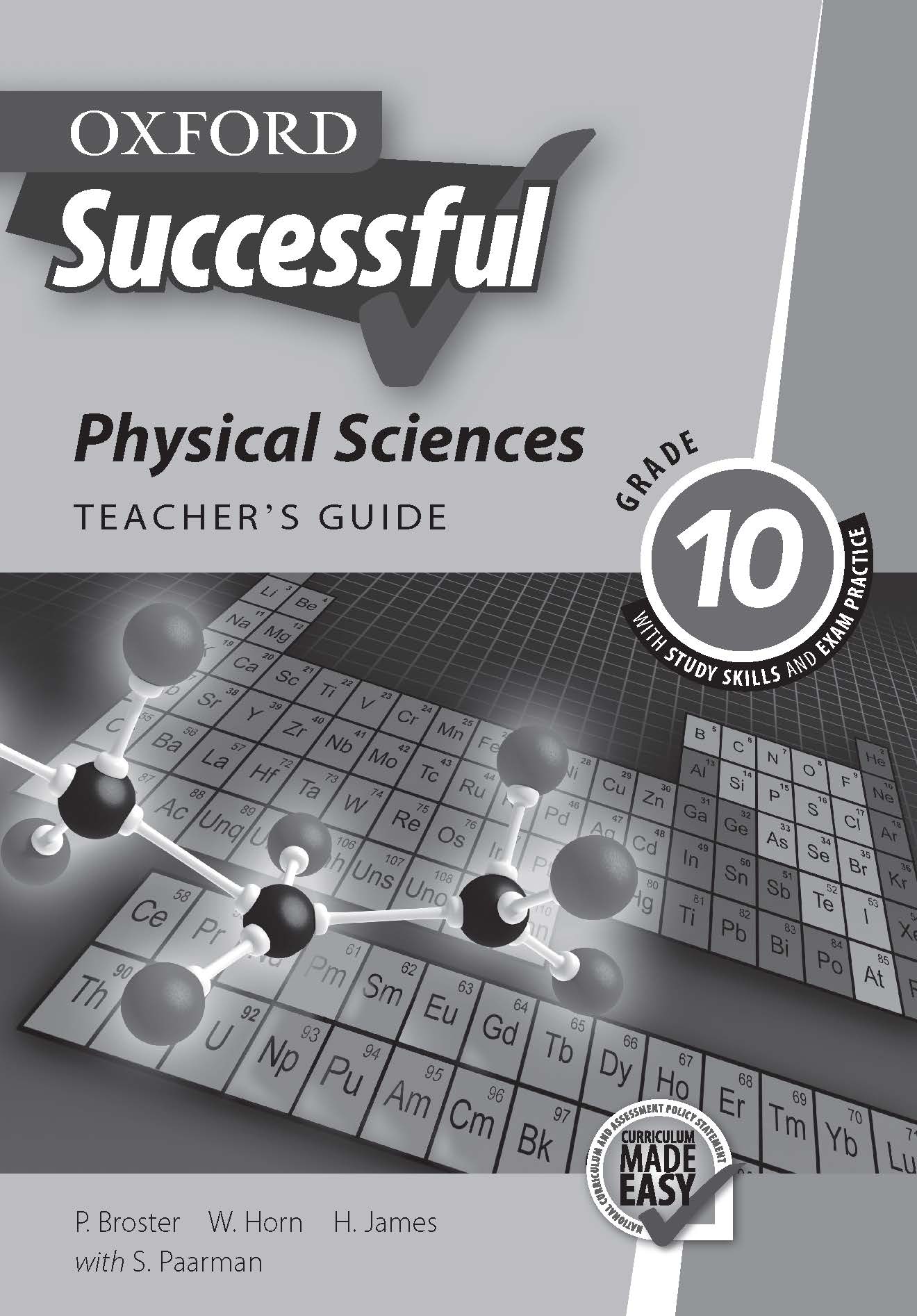 Oxford Successful Physical Sciences Grade 10 Teacher's Guide