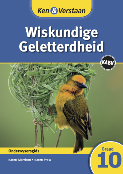 Ken & Verstaan Wiskundige Geletterdheid Graad 10 Onderwysersgids E-boek ...