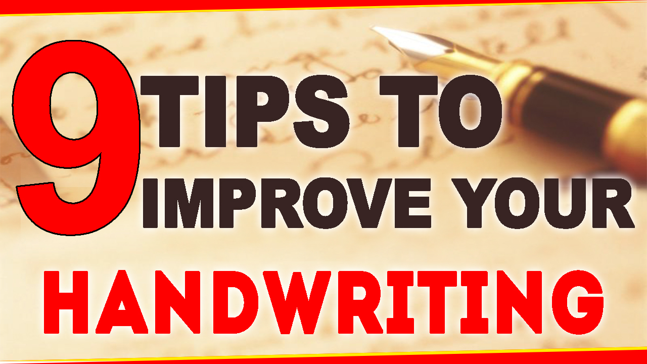 How To Improve Handwriting | 9 Important Tips | LetsTute ...