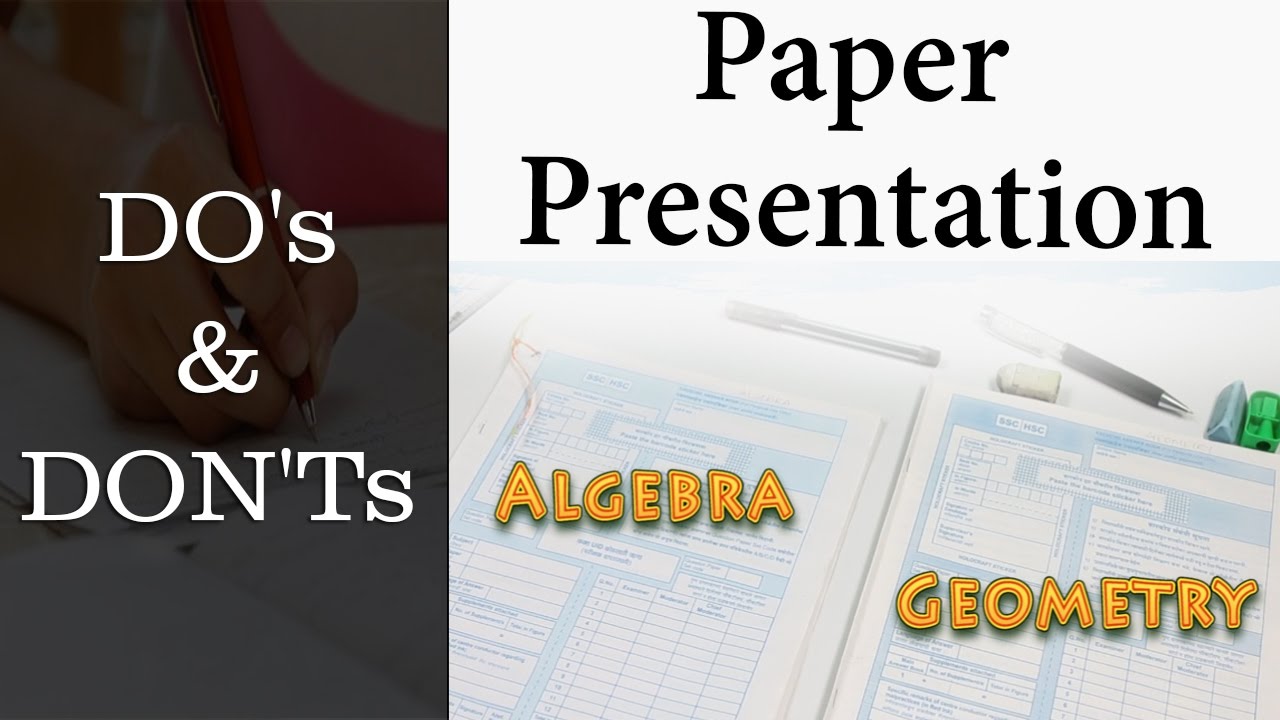 math paper presentation topics